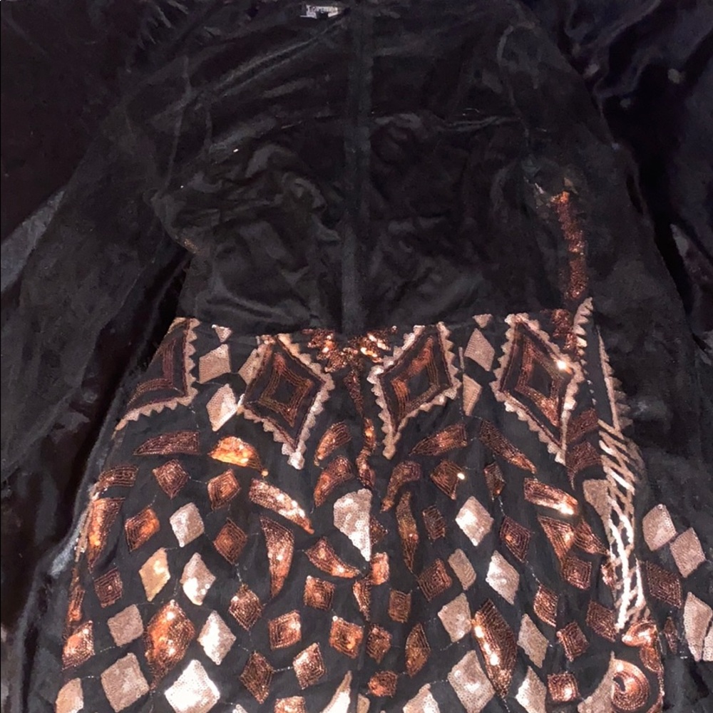 Fashion nova dress Marquee Sequin Dress - Black - Picture 6 of 6